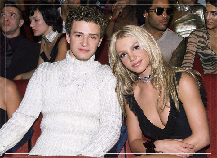 Бритни Спирс и Джастин Тимберлейк на церемонии MTV Music Video Awards 2000.