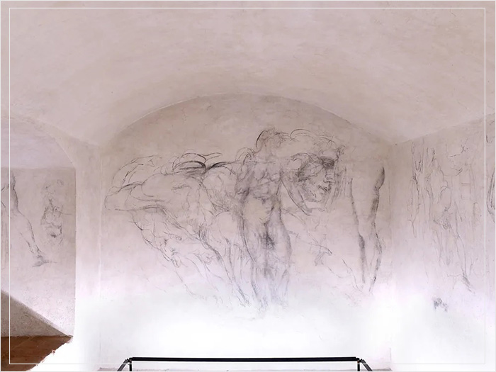 Как минимум десяток эскизов сделаны рукой Микеланджело.