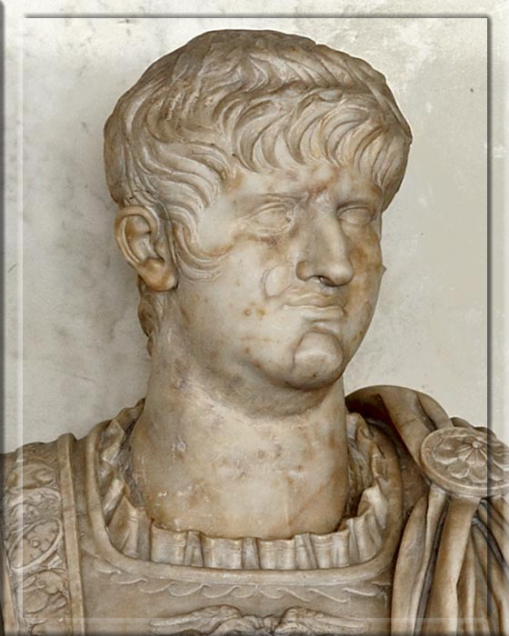Древнеримский император Нерон.