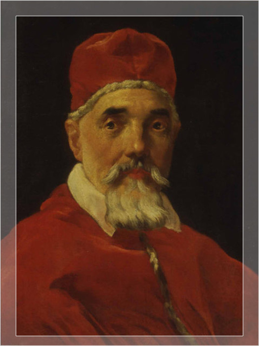 Портрет папы Урбана VIII. Находится в коллекции Палаццо Барберини в Риме. 