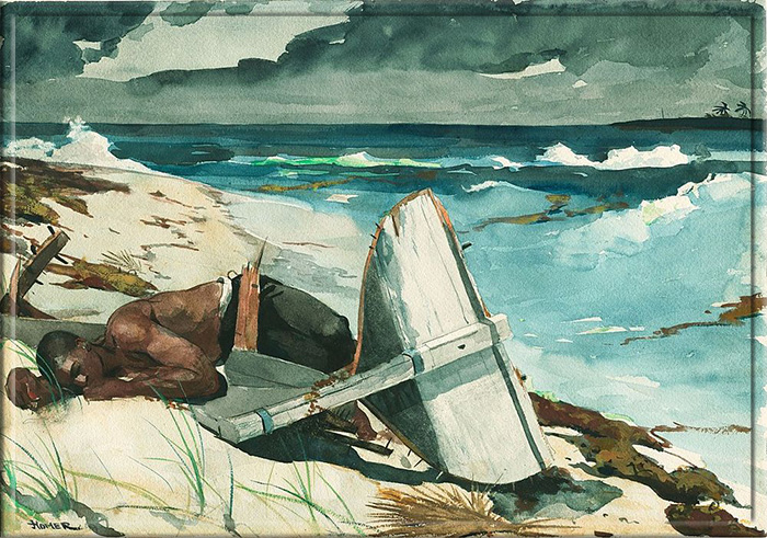 «После урагана, Багамы», картина Уинслоу Хомера, 1899 год.