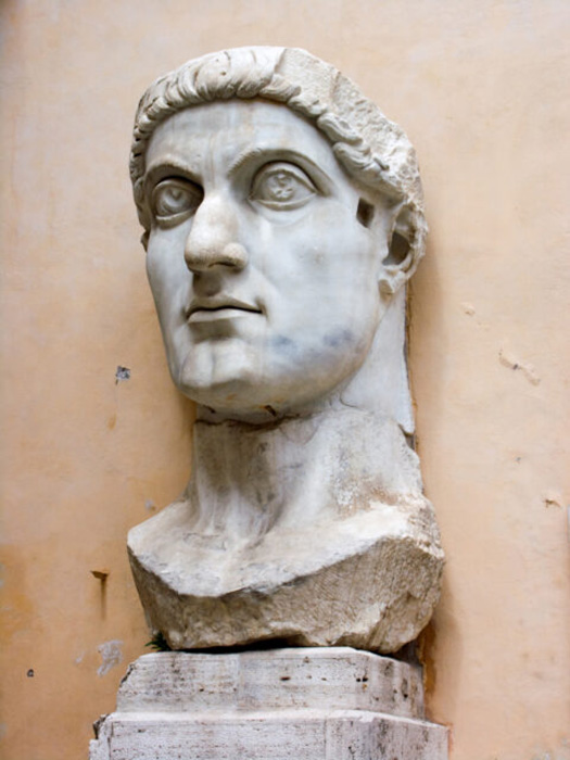 Бюст императора Константина. / Фото: Getty Images