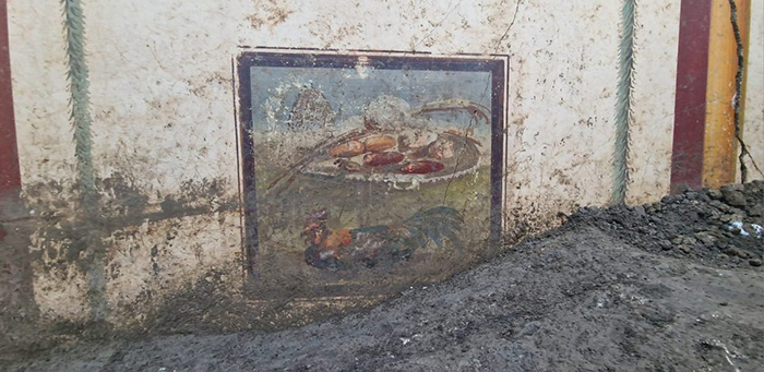 Ещё одна фреска из комнаты в Помпеях. / Фото: pompeiisites.org