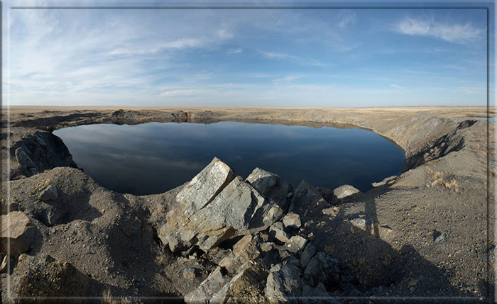 Атомное озеро Чаган.