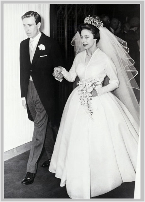 Принцесса Маргарет и ее новый муж Энтони Армстронг-Джонс.