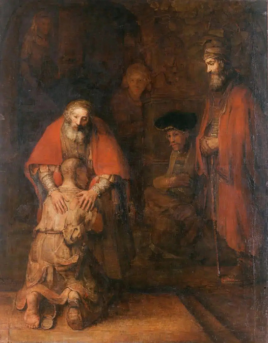 «Возвращение блудного сына» Рембрандта ван Рейна. / Фото: Wikimedia Commons