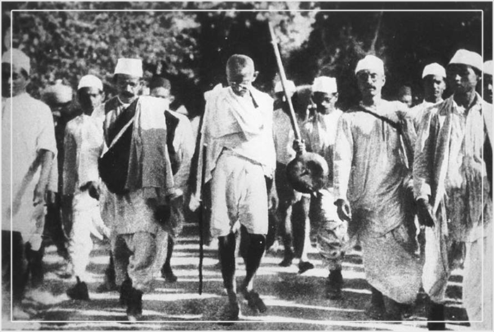 Соляной марш Махатмы Ганди.