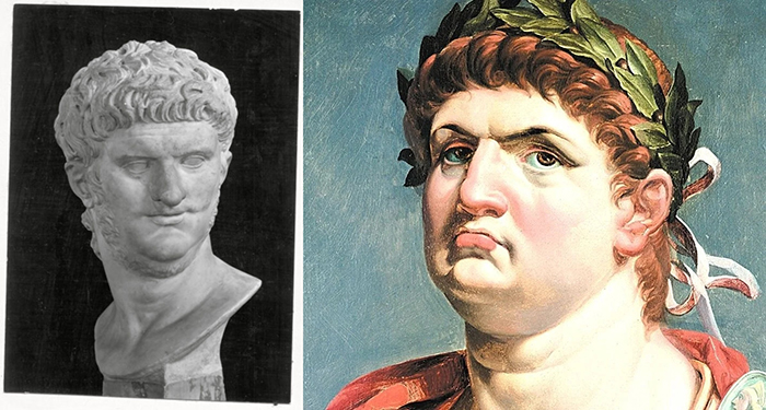 Древнеримский император Нерон (37-68 гг. н.э.), которому был подарен последний известный стебель сильфия.