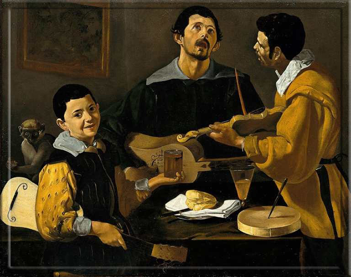 «Три музыканта», Диего Веласкес.