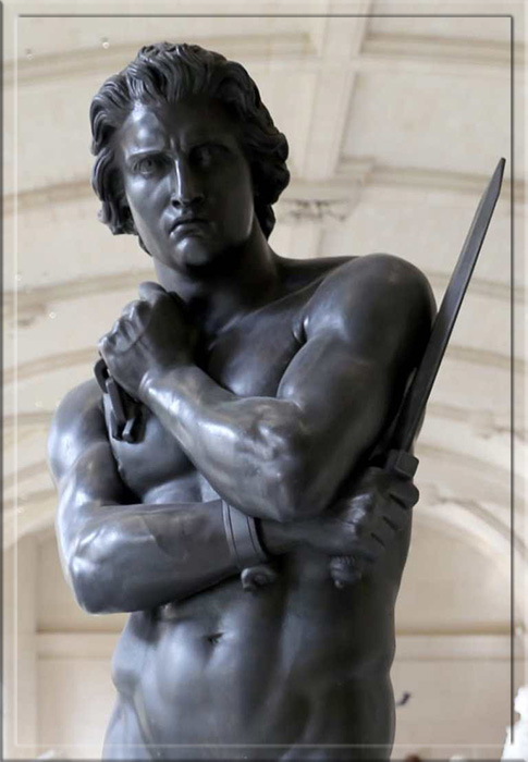 Статуя Спартака, работа скульптора Дени Фуатье.