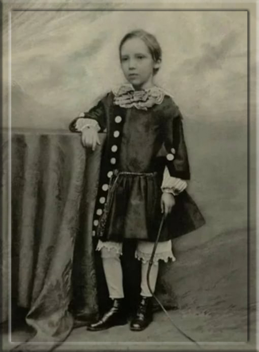 Роберт Стивенсон в детстве.