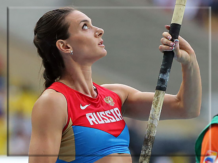 Олимпийская чемпионка Елена Исинбаева.