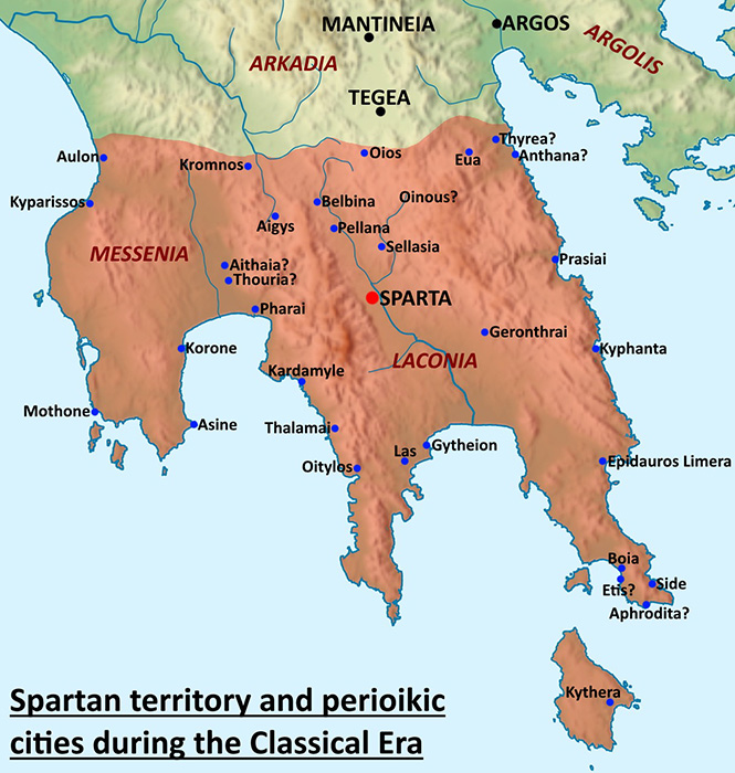 Карта древнегреческих государств. / Фото: wikipedia.org