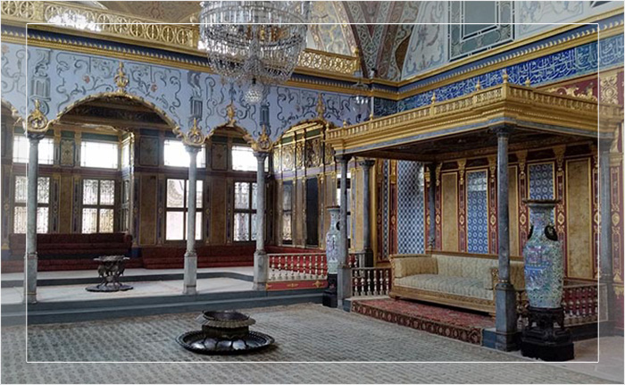 Тронный зал дворца Топкапы.