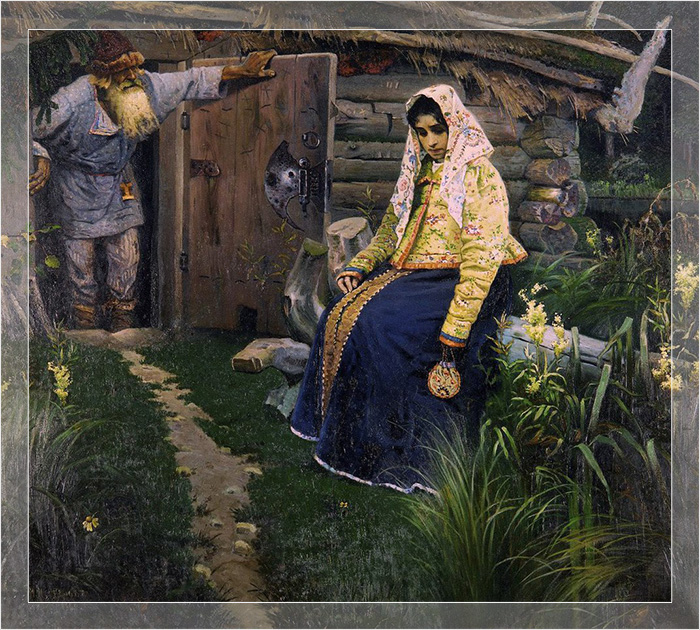 Михаил Нестеров,  «За любовным зельем », около 1888 года.