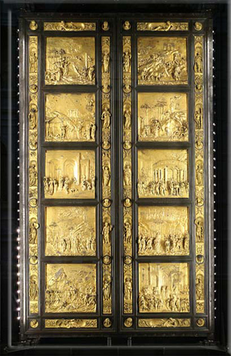 Восточные двери, или Врата рая, Лоренцо Гиберти.