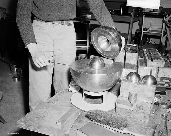 Воссоздание эксперимента Слотина, проведённое историком Ричардом Хьюлеттом. / Фото: amusingplanet.com