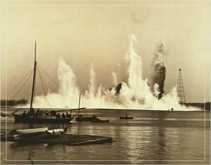 Взрыв 1885 года был одной из многочисленных попыток улучшить судоходство через Врата ада.