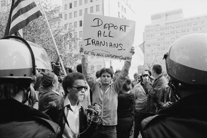 Антииранский протест в Вашингтоне, округ Колумбия, в 1979 году. \ Фото: en.wikipedia.org.
