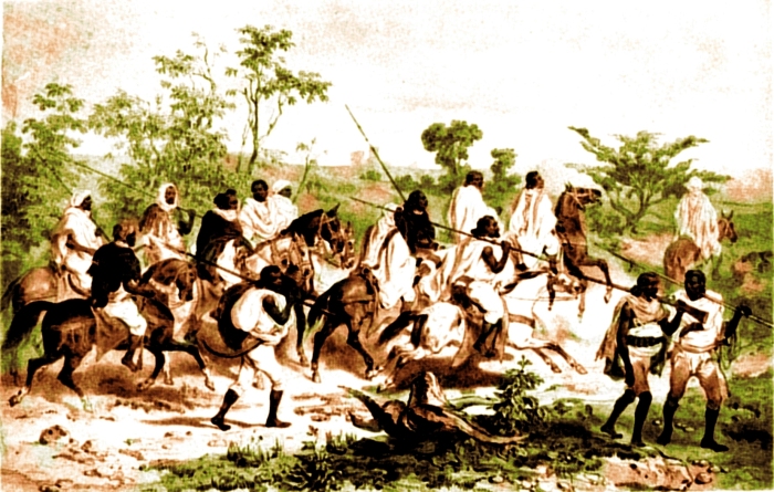 Эфиопские воины во время Zemene Mesafint. \ Фото: en.wikipedia.org.