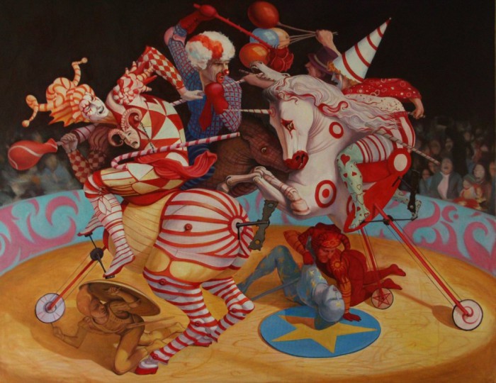Цирк дю Солей (Cirque du Soleil).  Автор работ: Адриан Борда (Adrian Borda).