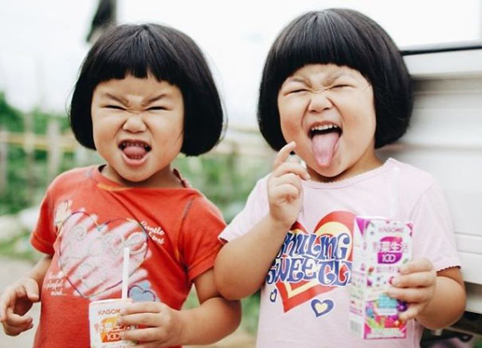 Близнецы - двойное счастье. Автор фото: Akira Oozawa.