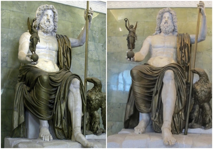 Более поздняя копия статуи Зевса в Олимпии.
