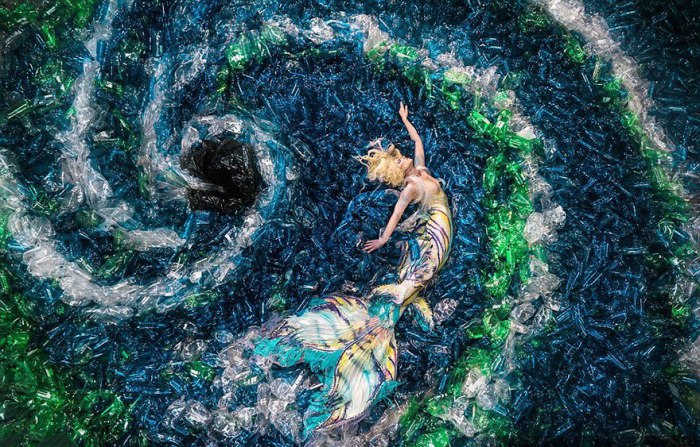 Русалки ненавидят пластик: экологический фотопроект о проблемах загрязнения  мирового океана