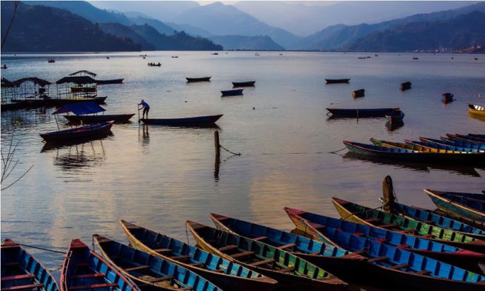 Рыбацкая пристань. Непал. Автор фото: Bilal Salameh.