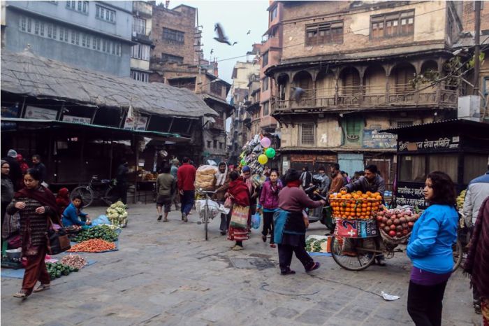 Рынок. Непал. Автор фото: Bilal Salameh.