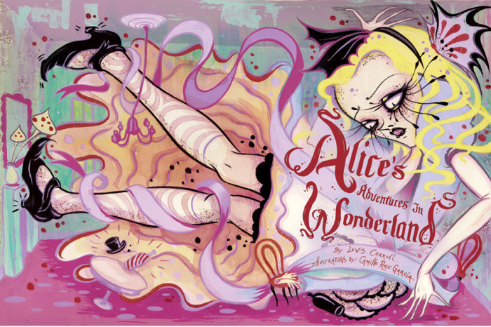 Алиса в стране чудес. Автор: Camille Rose Garcia.