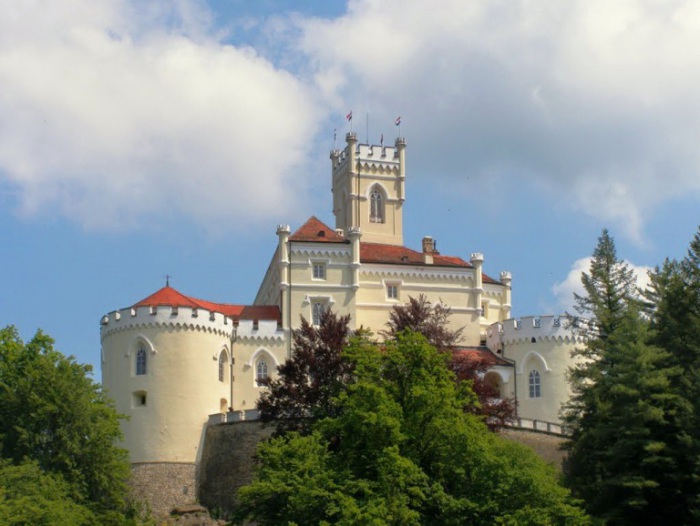 Замок Трашкошчан в Хорватии.