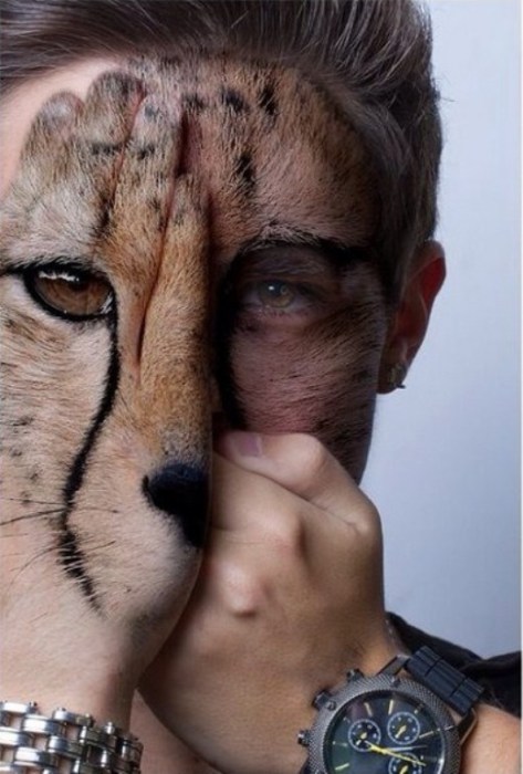  «Дикие лица» от Девина Митчелла (Devin Mitchell) - фото-проект в защиту животных, живущих в неволе.
