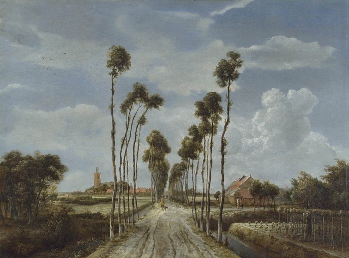 Аллея в Мидделхарнисе, Мейндерт Хоббема, 1681 год. \ Фото: google.com.