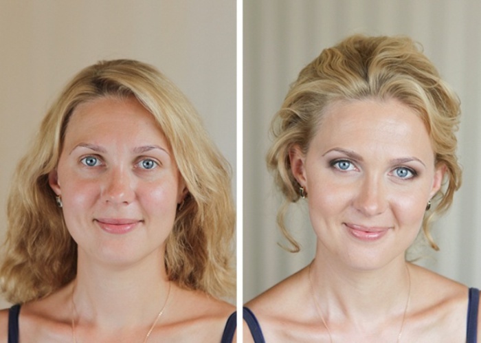 Правильно подобранный макияж и причёска творят чудеса. Автор: визажист Евгения Смирнова (Evgenia Smirnova).