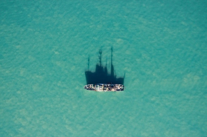 Кадр сделан в Море Кортеса (Калифорнийский залив), Мексика, с помощью дрона DJI Phantom 3 Professional. Автор: Гига Пира.