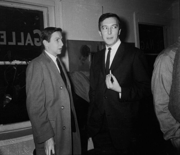 Роберт Раушенберг и Джаспер Джонс в 1958 году. \ Фото: gettyimages.com.