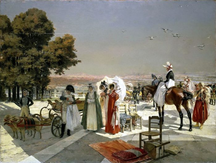 Приём в Компьене в 1810 год. Автор: Francois Flameng.