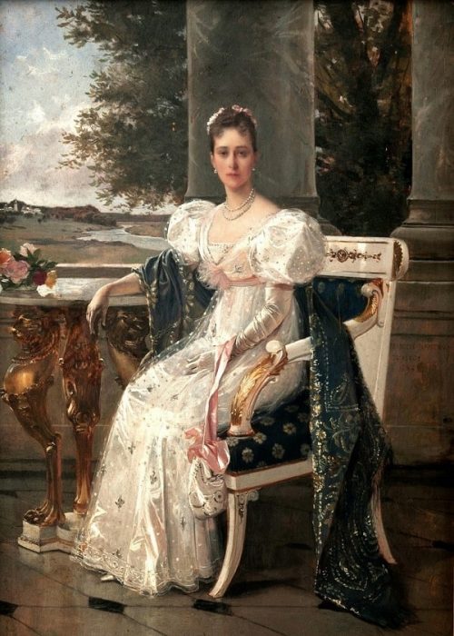 Портрет Великой княгини Елизаветы Федоровны. Автор: Francois Flameng.