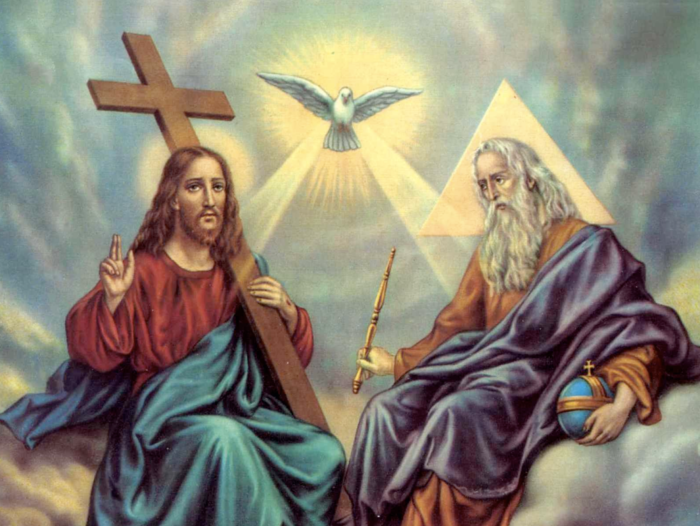 Святая Троица: Отец, Сын и Святой Дух. \ Фото: wordpress.com.