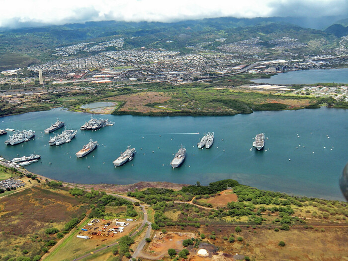 Военная база США на Гавайях. \ Фото: bing.com.