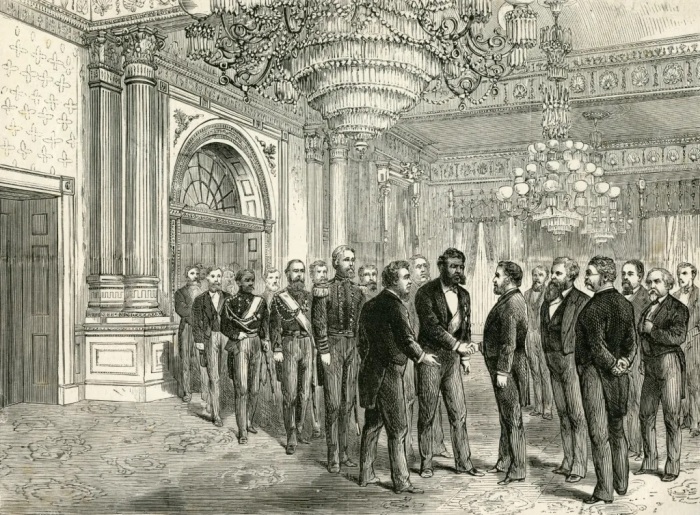Калакауа в 1874 году посетил Белый дом в Вашингтоне. \ Фото: i0.wp.com.