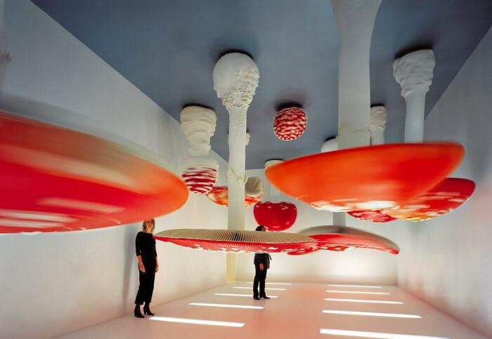 Карстен Хеллер: Комната с перевёрнутыми грибами, 2000 год. \ Фото: sn.dk.