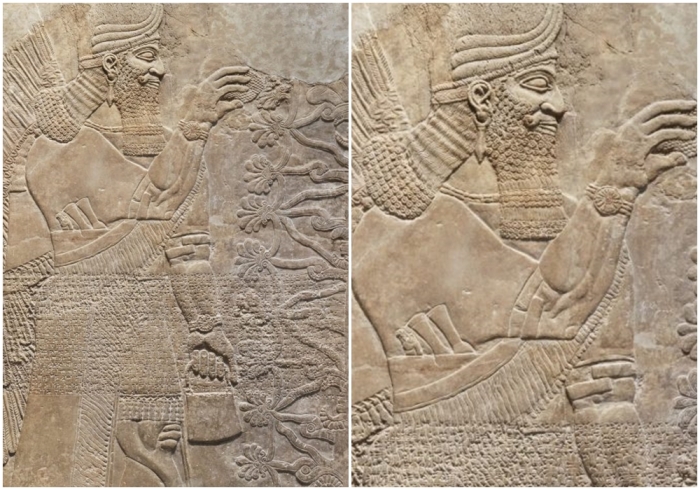 Рельефная панель, Ассирия, около 883-859 годов до н.э.