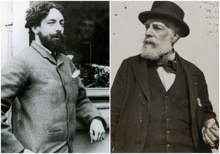 Слева направо: Фотография Джеймса Энсора, 1888 год. \ Джеймс Энсор.
