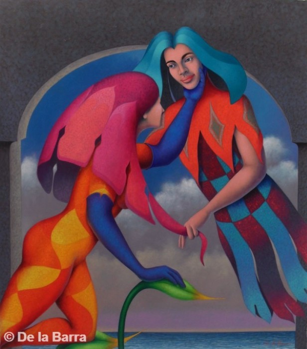Нежность (Ternura). Автор: современный перуанский художник Хосе де ла Барра (Jose De la Barra). 
