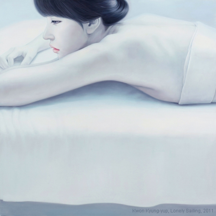 Одинокий парус (Lonely Sailing). Автор работ: художник Квон Кён Ю (Kwon Kyung Yup).