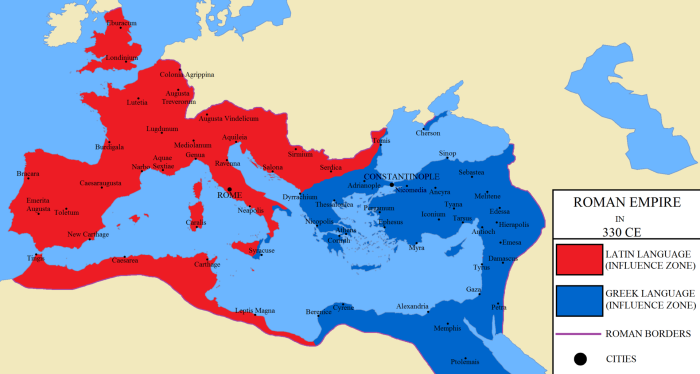 Карта Римской Империи. \ Фото: en.wikipedia.org.