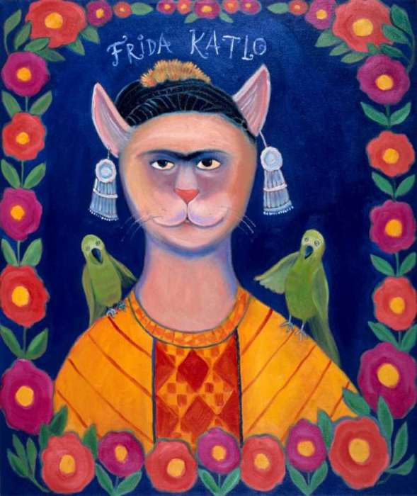 Фрида Кало (Frida Katlo). Причудливые картины мексиканского художника Ли Чапмен (Lee Chapman).
