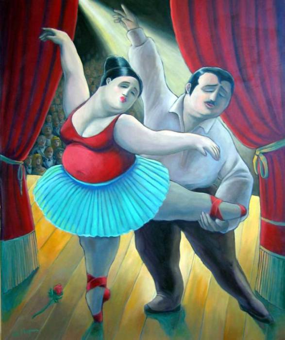 Балет (Ballet). Причудливые картины мексиканского художника Ли Чапмен (Lee Chapman).